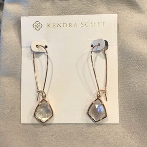 Kendra Scott rose gold earrings